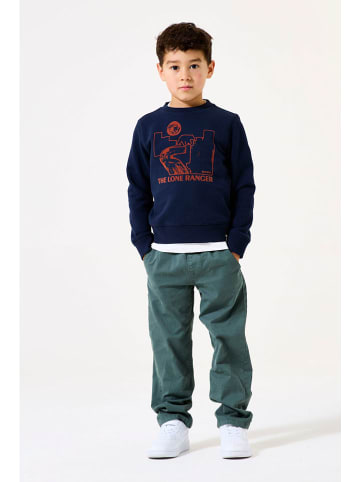 Bluza w kolorze granatowo-czerwonym