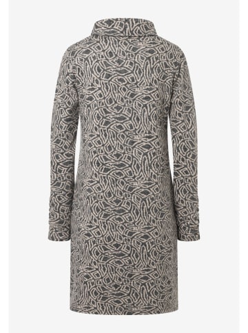 Jurk antraciet/beige
