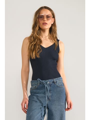 Gebreide top "Nucerys" zwart