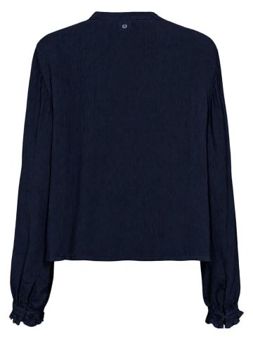 Blouse "Nuselena" donkerblauw