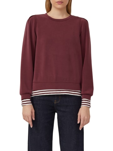 Sweatshirt in Bordeaux