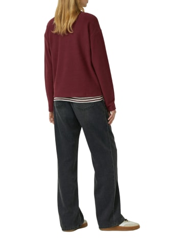 Sweatshirt in Bordeaux