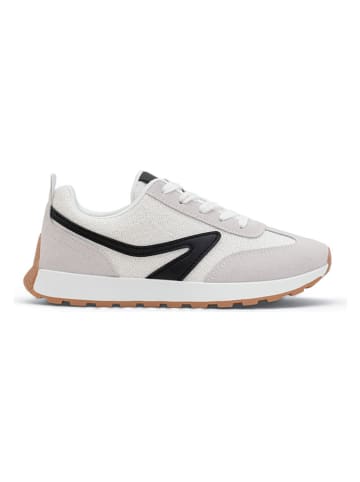 Sneakers in Weiß/ Grau