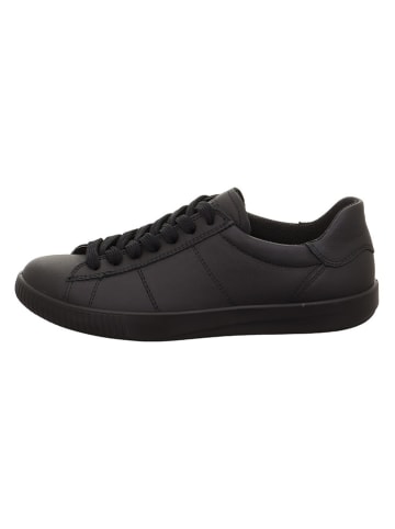 Leren sneakers "Silence" zwart