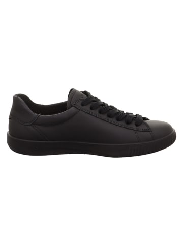Leren sneakers "Silence" zwart