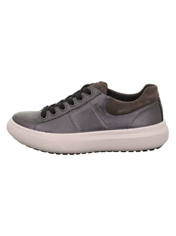 Skórzane sneakersy "Jump" w kolorze antracytowym