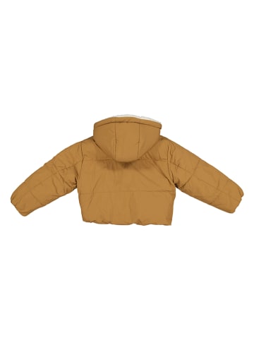 Wende-Steppjacke "Maria" in Hellbraun/ Creme