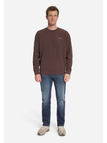 Sweatshirt donkerbruin