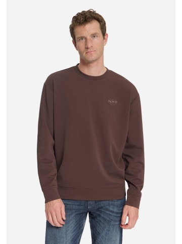Sweatshirt donkerbruin