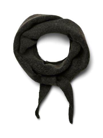 Sjaal "Minna" met kasjmier antraciet - (L)125 x (B)15 cm