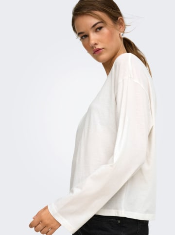 Longsleeve in Weiß
