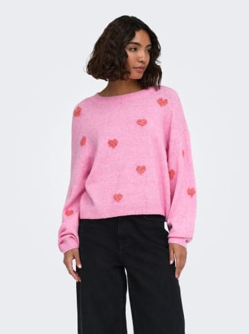 Sweter w kolorze jasnoróżowym