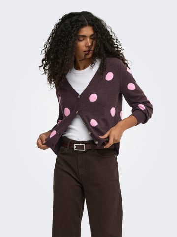 Cardigan in Braun