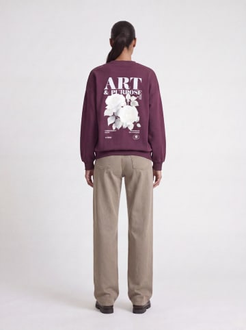 Sweatshirt in Lila