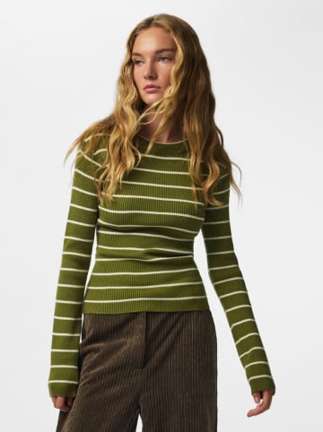 Trui groen/wit