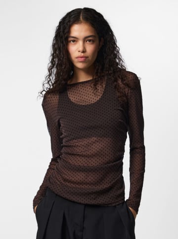Longsleeve in Braun
