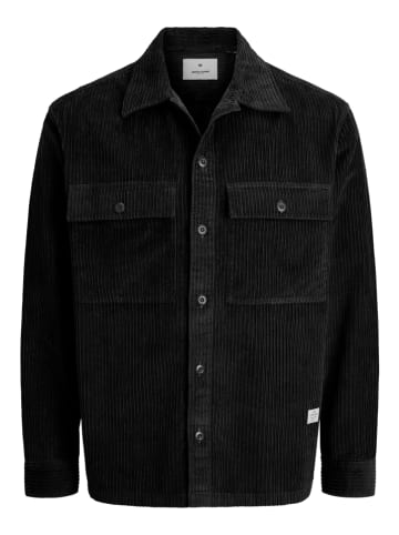 Corduroyblouse - relaxed fit - zwart