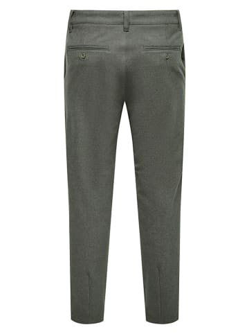 Spodnie chino "Mark" - Slim fit - w kolorze szarym