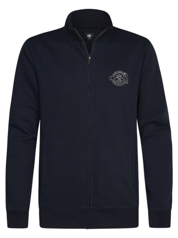 Sweatjacke in Dunkelblau