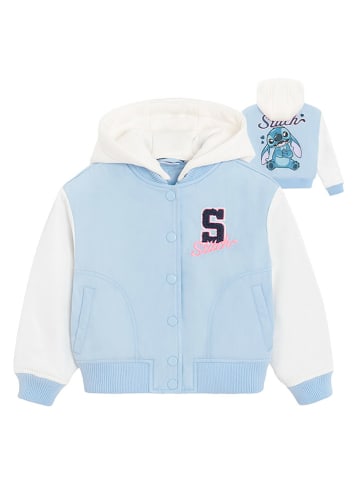Blouson lichtblauw/wit