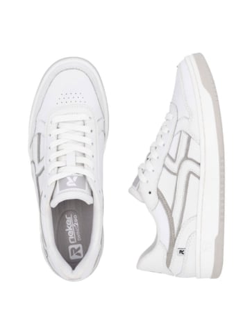 Skórzane sneakersy w kolorze białym