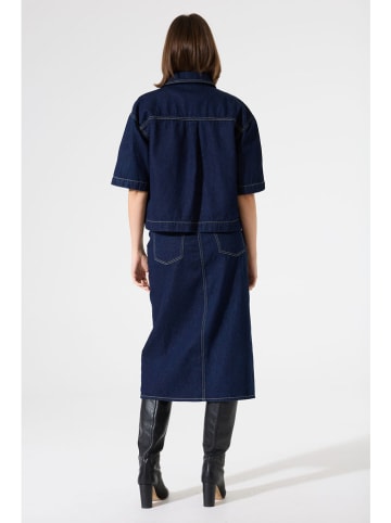 Spijkerjas donkerblauw