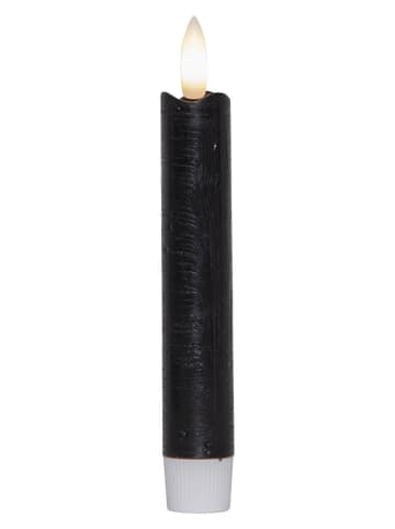 2-delige set: led-lichtsnoeren "Flamme" zwart - (H)15 x Ø 2,1 cm