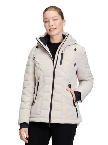 Steppjacke in Creme