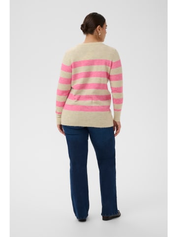 Pullover "niela" in Rosa/ Beige