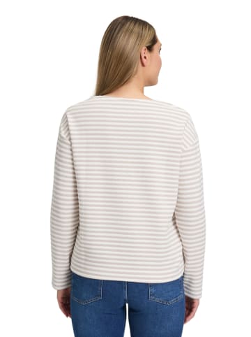 Swatshirt in Weiß/ Beige