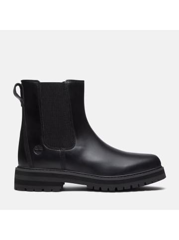 Leren chelseaboots "Britton Drive" zwart