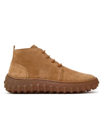 Leder-Boots in Hellbraun