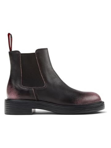 Chelsea-Boots in Schwarz/ Lila