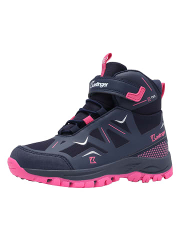 Wanderboots "FSK-Taranaki Mid EV KTX" in Dunkelblau/ Pink