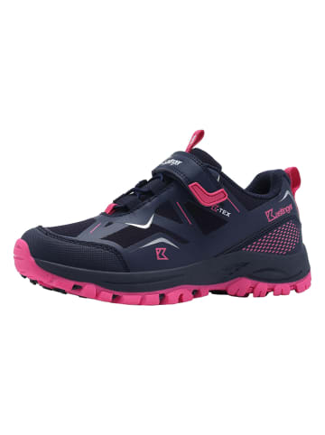 Buty turystyczne "FSK-Taranaki Low EV KTX" w kolorze granatowo-różowym