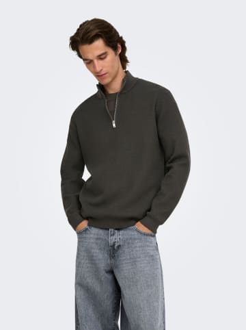 Sweter "Carter" w kolorze szarym