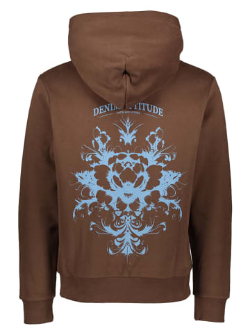 Hoodie in Braun