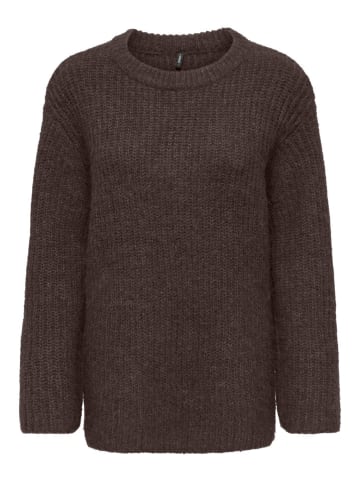 Sweter w kolorze brązowym