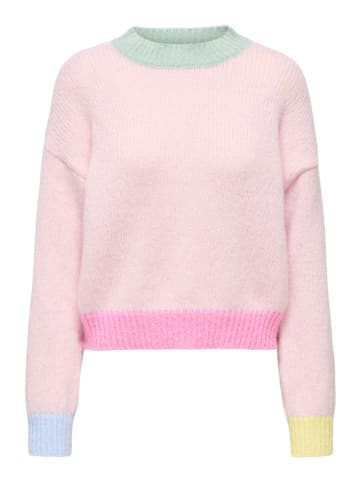 Sweter w kolorze jasnoróżowym