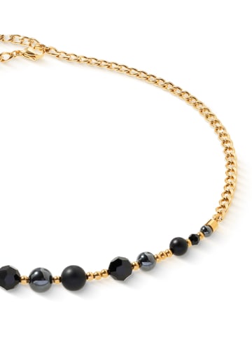 Gecoate ketting met sierelementen - (L)42 cm