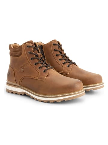 Leder-Boots "Sig" in Camel