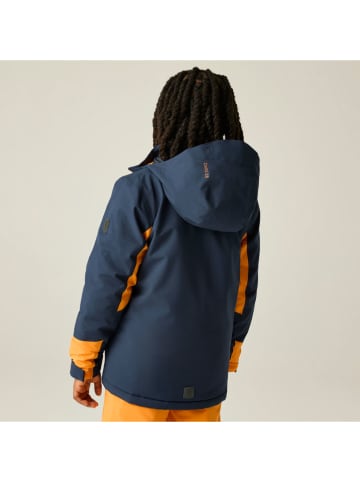 Ski-/ Snowboardjacke "RipIt" in Dunkelblau/ Orange