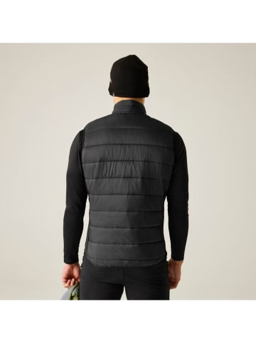 Doorgestikte bodywarmer "Aero Fuse" zwart