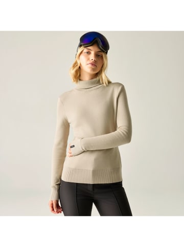 Fleecepullover "Diam" in Beige