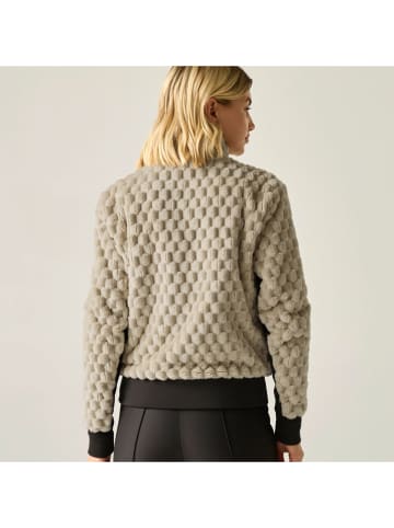 Fleece vest "Glitz" beige