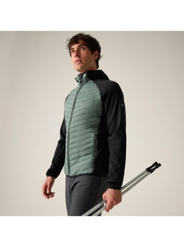 Hybridjacke "Andreson" in Schwarz/ Grün