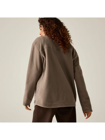 Fleecejacke "Frankie" in Taupe
