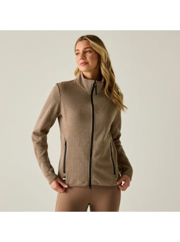 Fleecejacke "Elzie" in Taupe
