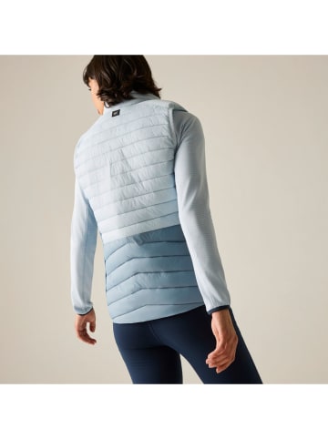 Doorgestikte bodywarmer "Ldre" lichtblauw