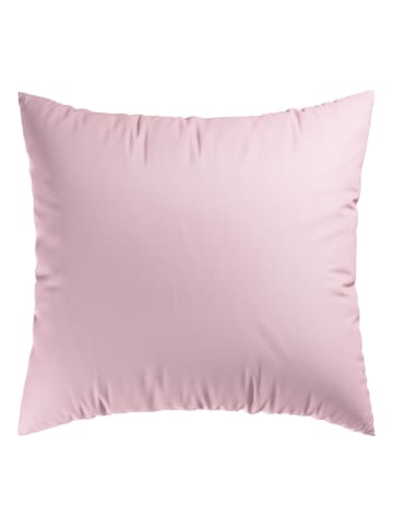 2er-Set: Satin-Kissenbezüge "Aurore" in Weiß/ Rosa